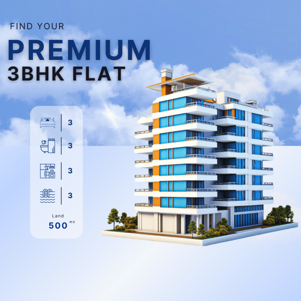 3 BHK Flat in Lucknow